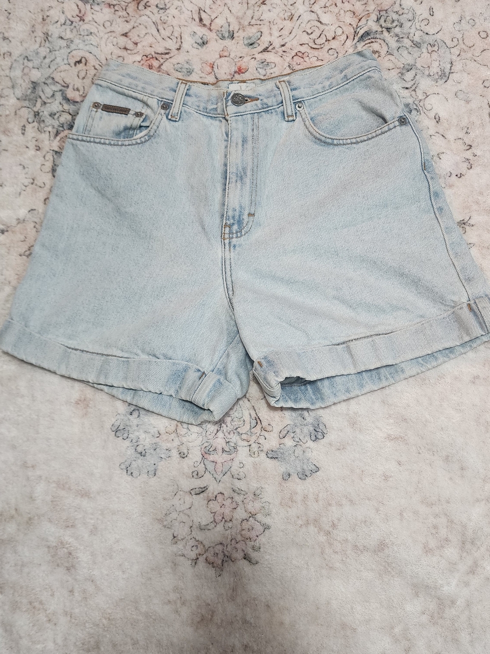 Vintage Calvin Klein Light Blue Denim Jean Shorts